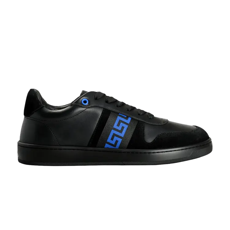 

Кроссовки Versace La Greca Sneaker Black Blue, черный