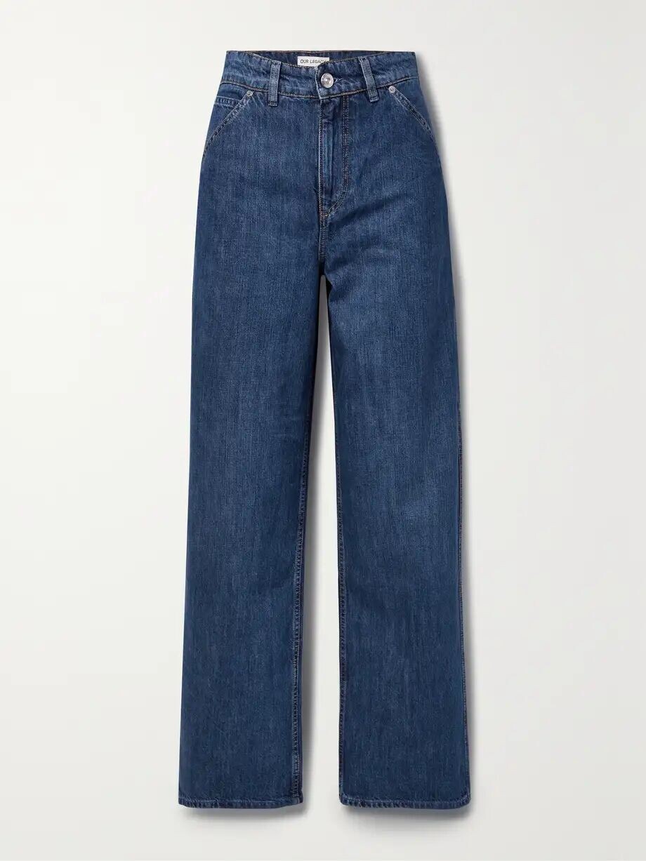 

Широкие джинсы со средней посадкой Trade Our Legacy, цвет Mid denim