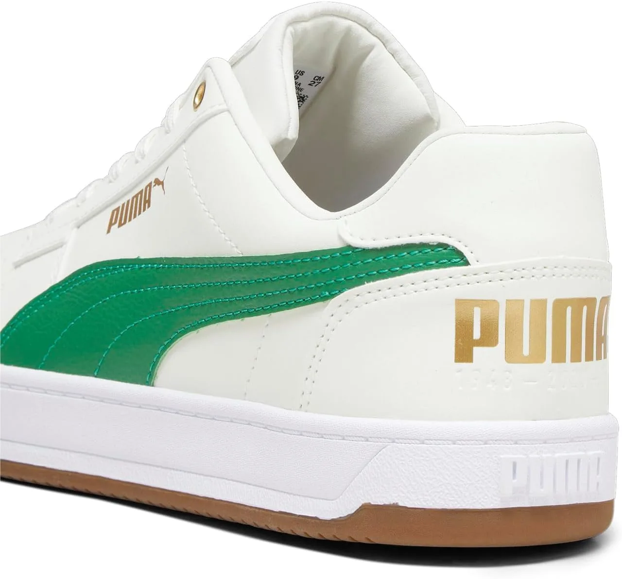 Мужские спортивные кроссовки Puma PUMA Caven 2.0, белый/зеленый/золотой