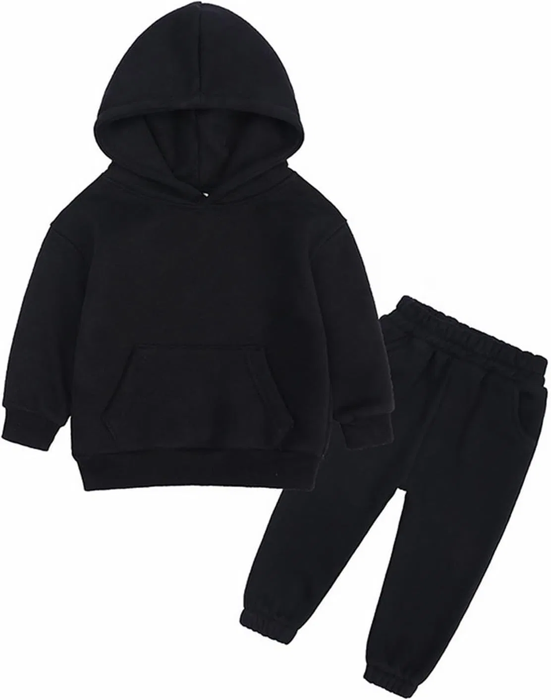 Детский спортивный костюм из флиса Black