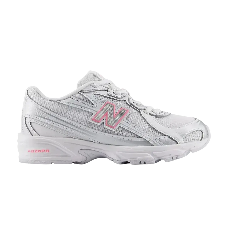 Кроссовки New Balance 740 Bungee Lace Little Kid, серебристый
