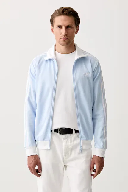 Олимпийка на молнии Beckenbauer Adidas Originals, синий