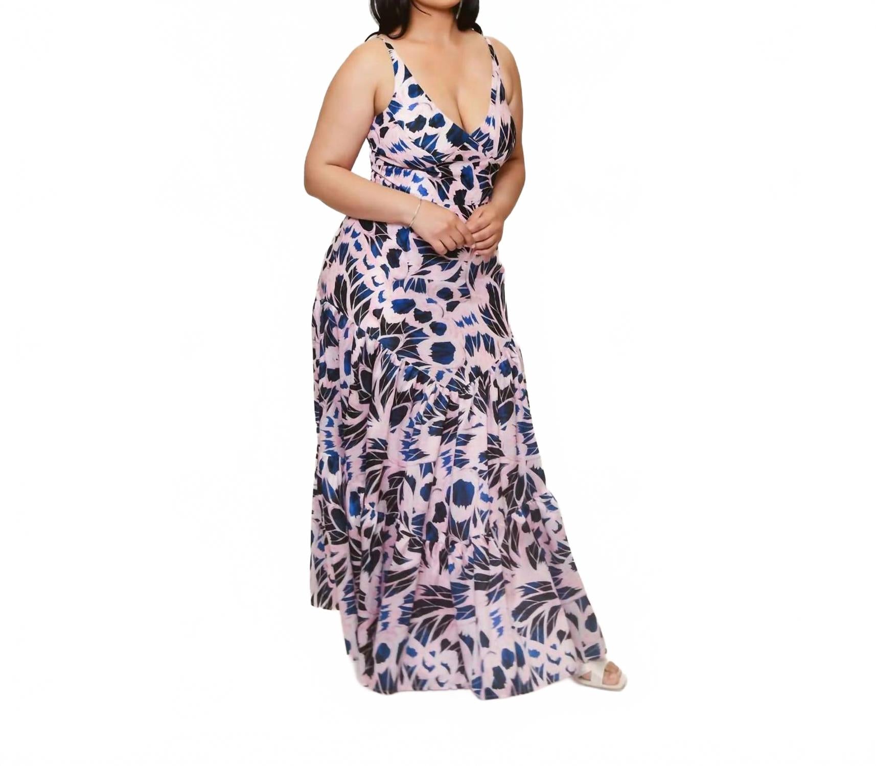 

Платье Arden в разноцветном принте Hutch, мультиколор