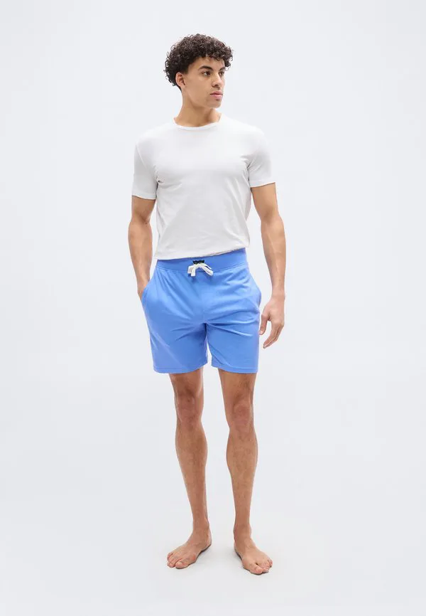 Узкие короткие пижамные штаны для сна Polo Ralph Lauren, Harbor Island Blue — фото 2