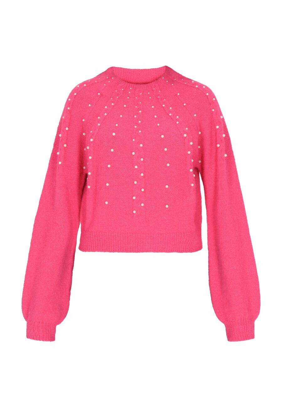 

Тонкий вязаный свитер faina Sweater, розовый