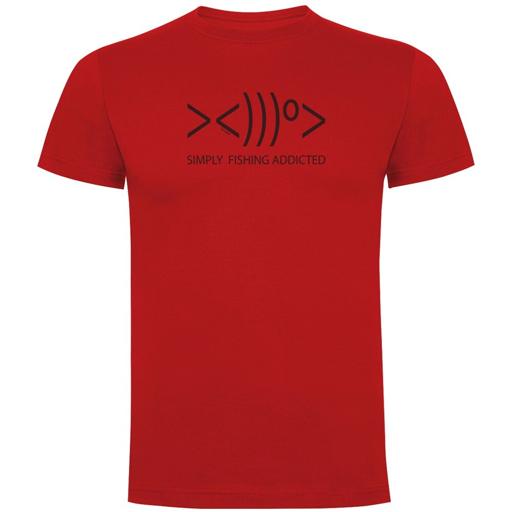 

Футболка Kruskis Simply Fishing Addicted, красный