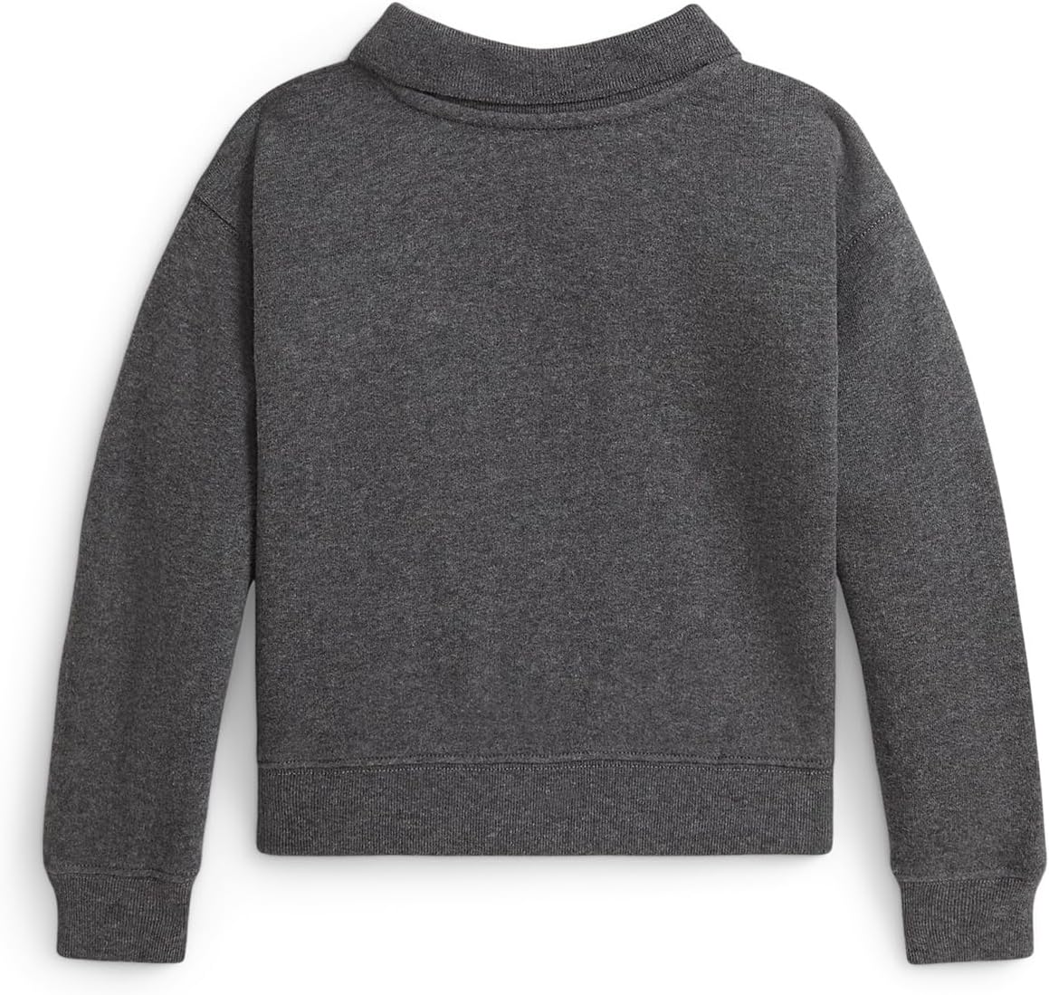 

Толстовка Polo Ralph Lauren Kids Logo Fleece Polo Sweatshirt, цвет Medium Flannel Heather