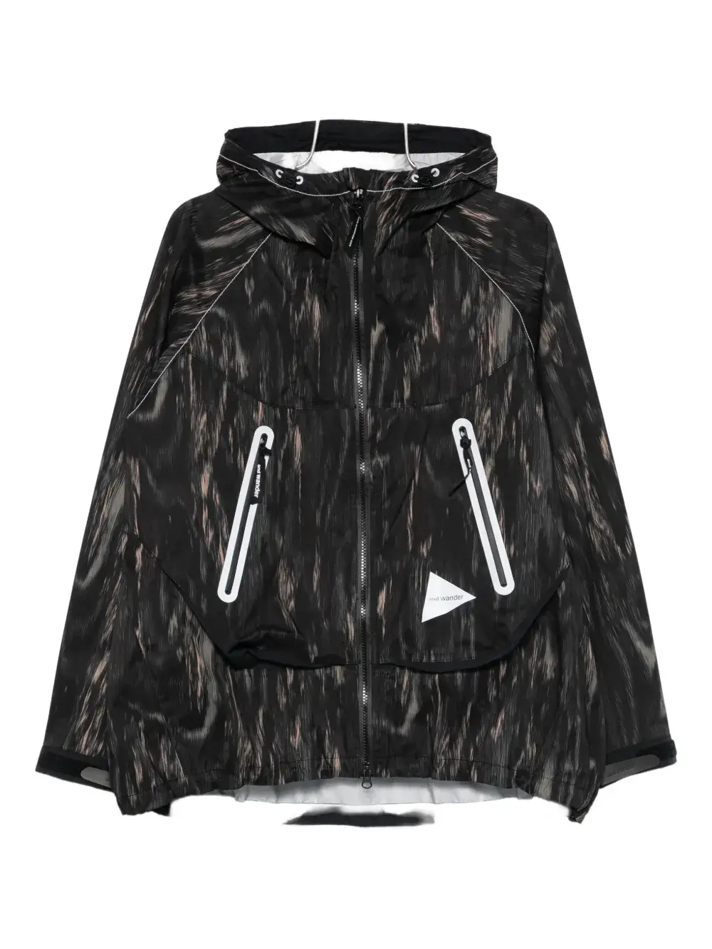 

Куртка с карманом на молнии And Wander, черный