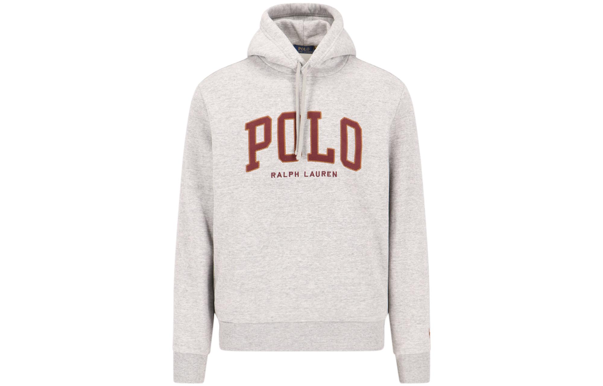 Толстовка с принтом логотипа Polo Pony Polo Ralph Lauren, серая — фото 2