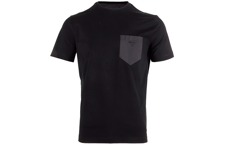 PRADA Мужская футболка, цвет Black