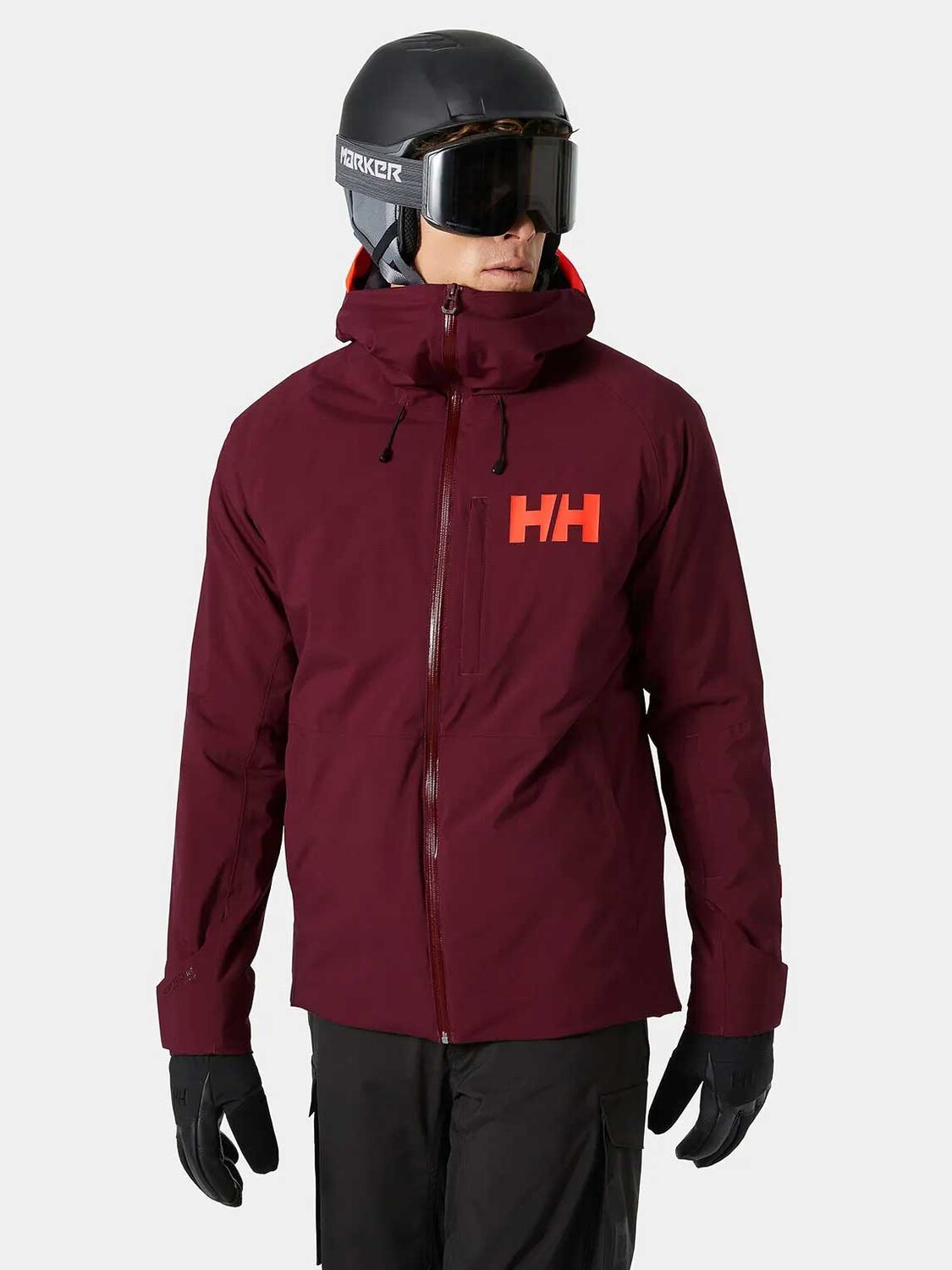 

Лыжная куртка Helly Hansen POWDERFACE JACKET, красный
