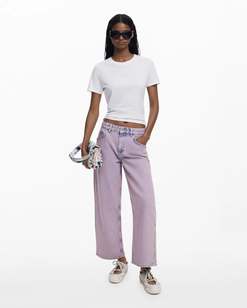 

Женские джинсовые кюлоты Desigual, сиреневый