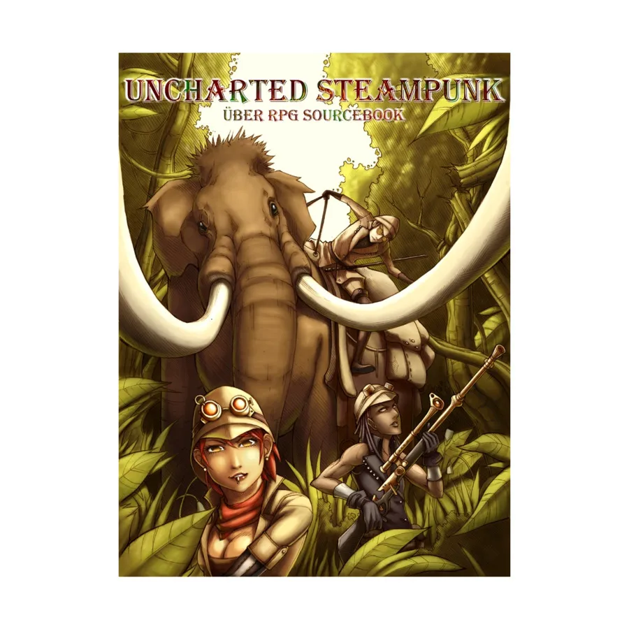 

Uncharted Steampunk, Steampunk RPG, мягкая обложка