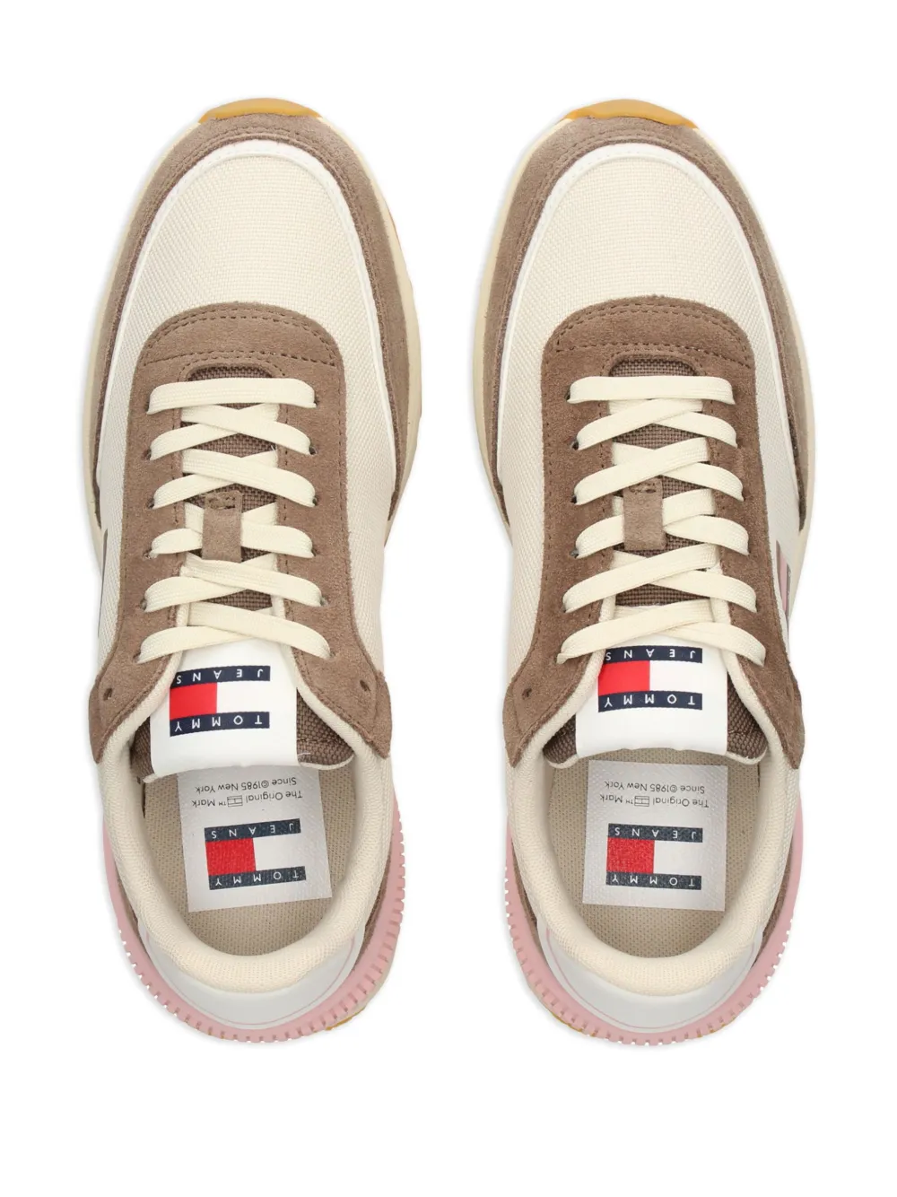 Кеды из канваса с нашивкой-логотипом Tommy Jeans, нейтральный — фото 4