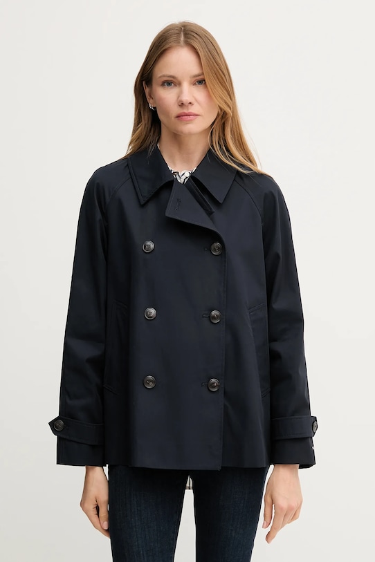 

Хлопковый тренч Tommy Hilfiger, темно-синий