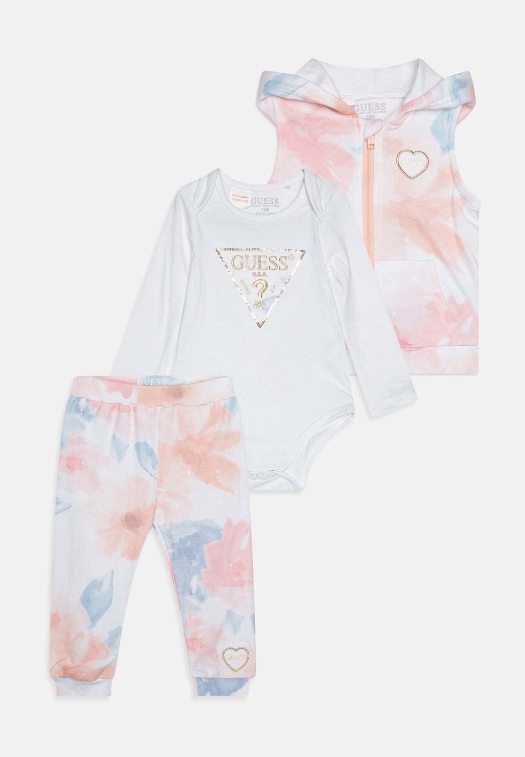

Леггинсы BABY HOODED SET Guess, мультиколор