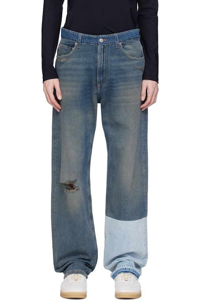 

Джинсы с пятью карманами Mm6 Maison Margiela, мультиколор