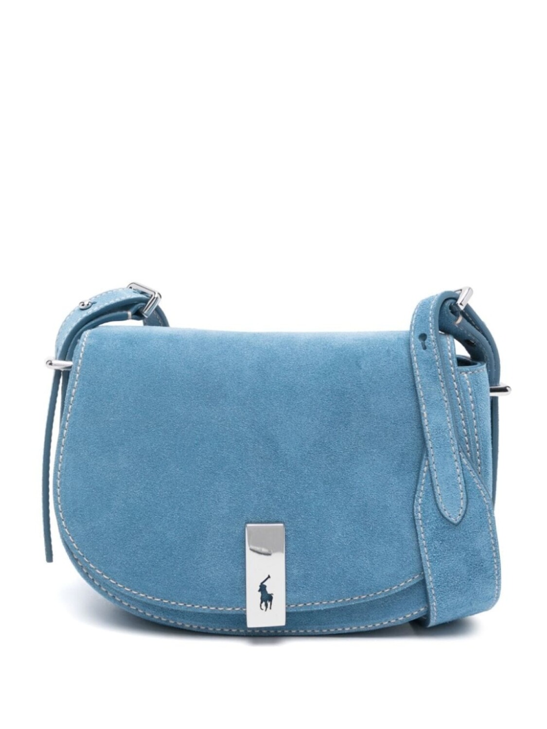 

Polo Ralph Lauren мини-сумка через плечо Saddle Polo ID, синий
