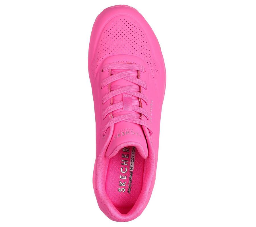 SKECHERS Женские кроссовки UNO STAND ON AIR розовые — фото 2