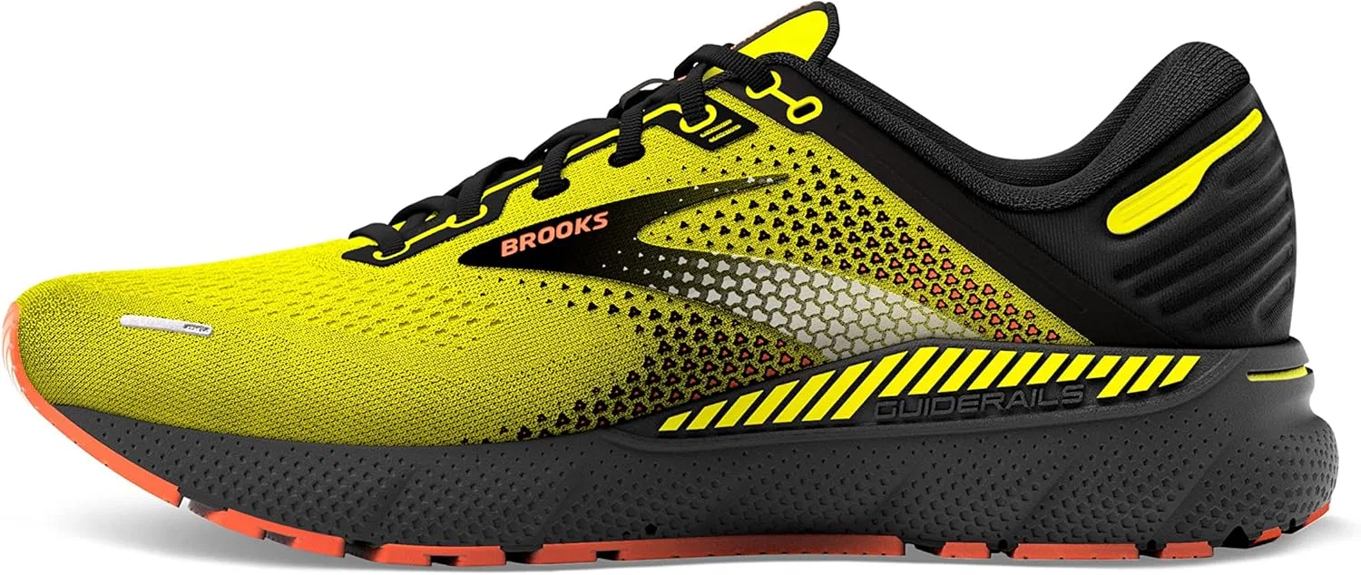 Мужские беговые кроссовки Brooks Adrenaline GTS 22, Nightlife Black Flame — фото 3