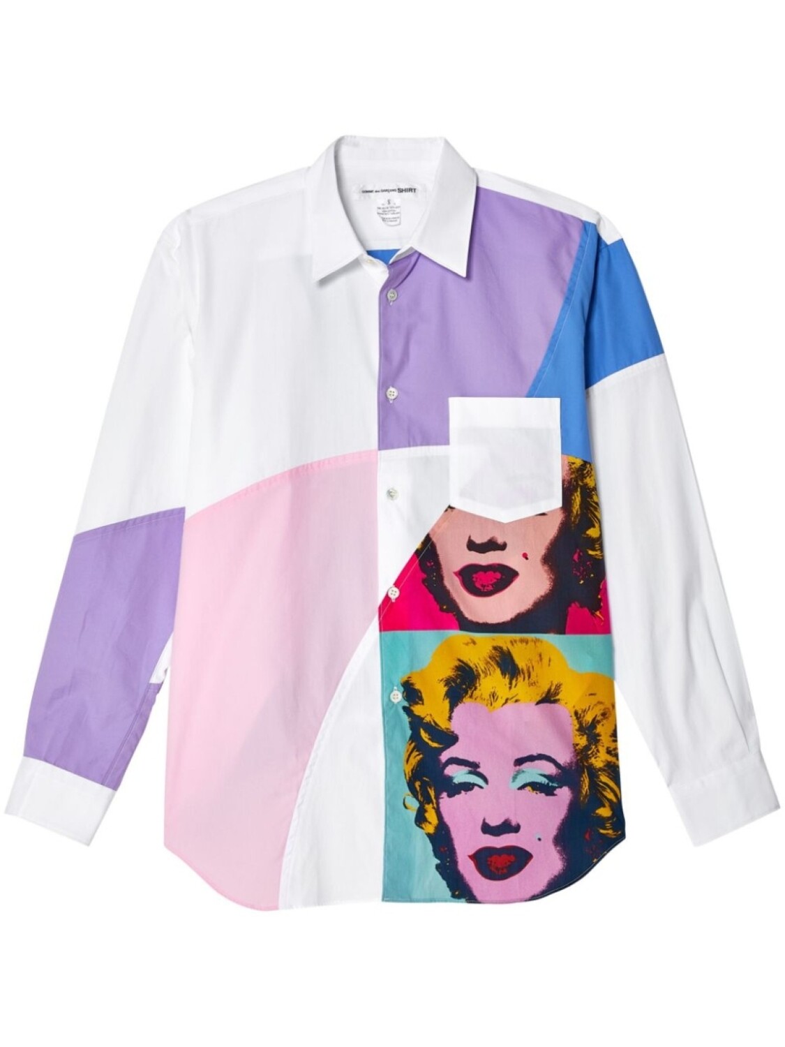 

Comme Des Garçons Shirt рубашка с графичным принтом, белый