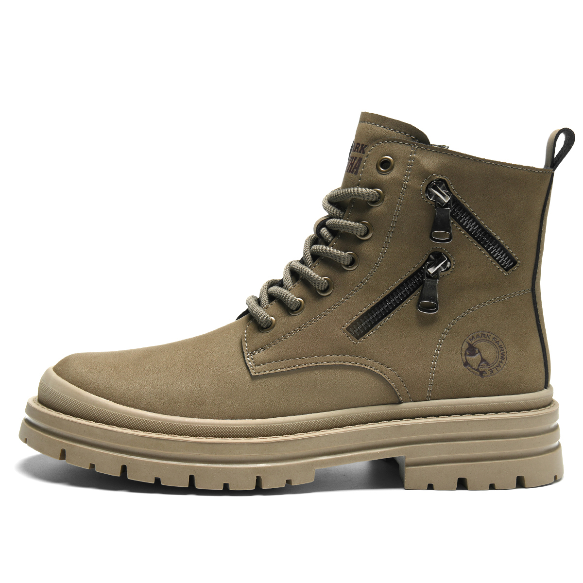 

FAIRWHALE Кроссовки Crew Martin мужские хаки, цвет Khaki