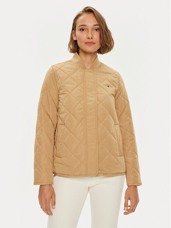 

Переходная куртка regular fit Tommy Hilfiger, бежевый