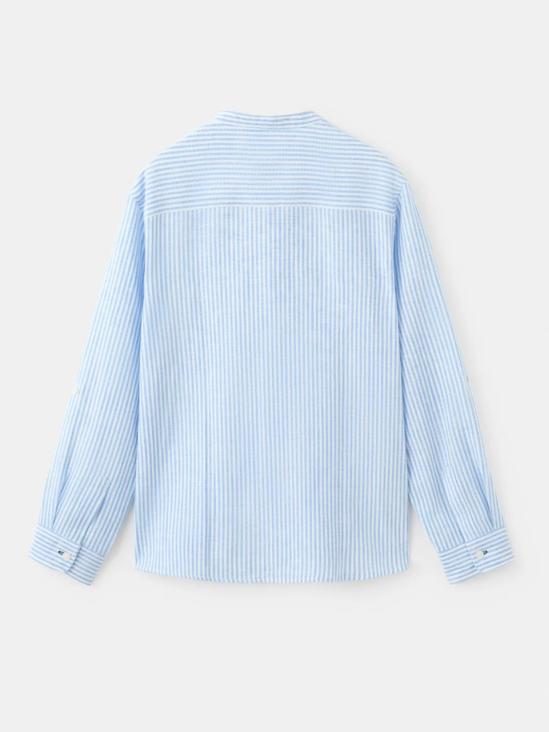 Рубашка на пуговицах стандартного кроя Mango Kids, Light Blue — фото 2