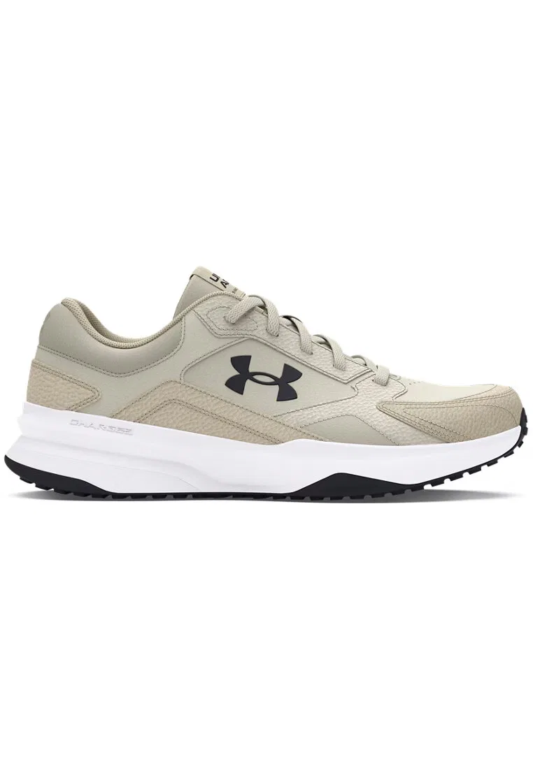 Мужские тренировочные кроссовки, кожаные, Under Armour Edge, черные