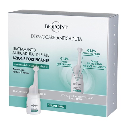 Dermocare Anti-Hair Loss для мужчин 20 ампул и шампунь 200 мл Biopoint — фото 3