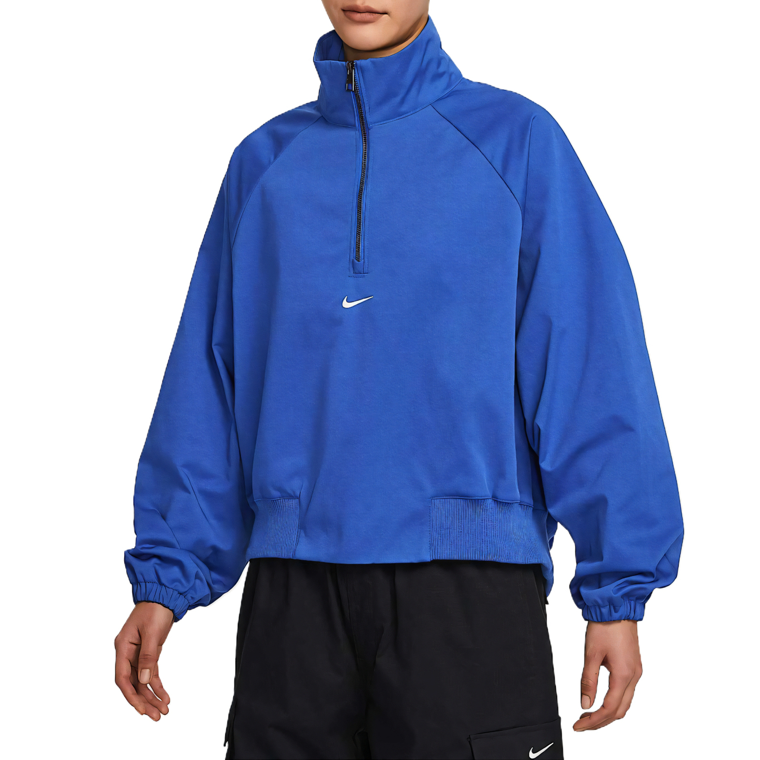 Nike Женская куртка для спортивной одежды, Game Royal Blue/Sail White — фото 2