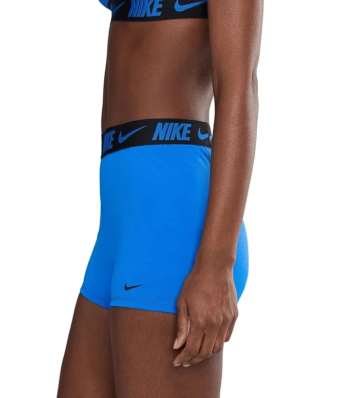 Плавки Nike Logo Tape Kickshort синие Nike, Bleached Turquoise — фото 3