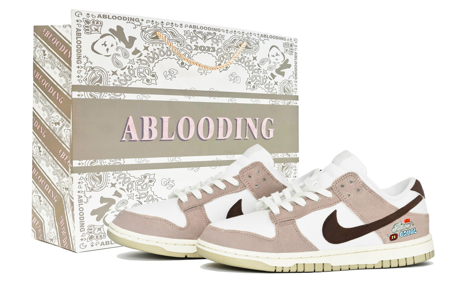 

Кроссовки Nike Dunk Skateboard Shoes Women's Low-Top Brown