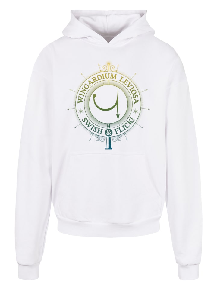 

F4NT4STIC Толстовка Ultra Heavy Hoodie Harry Potter Wingardium Leviosas белого цвета