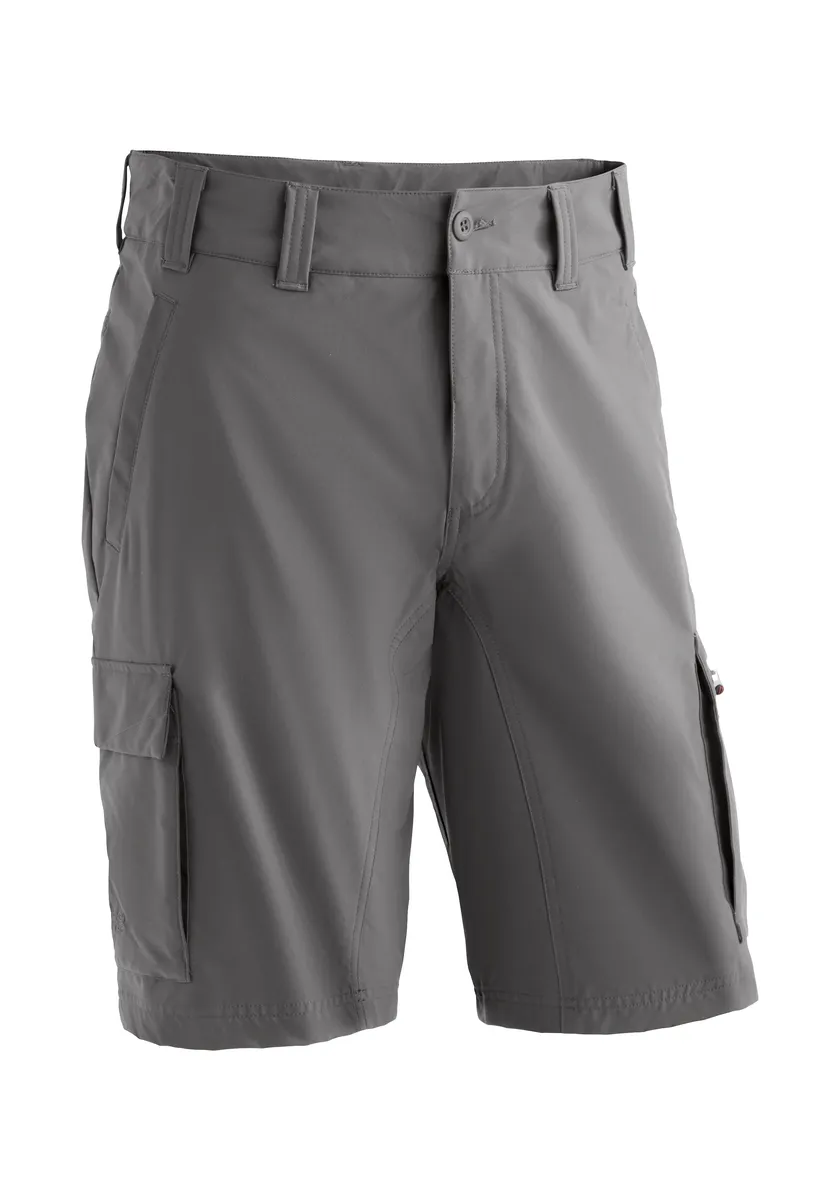 

Maier Sports Cargo Bermudas "Fenit Short M", короткие мужские походные брюки, современные уличные бермуды, треккинговые брюки, серый