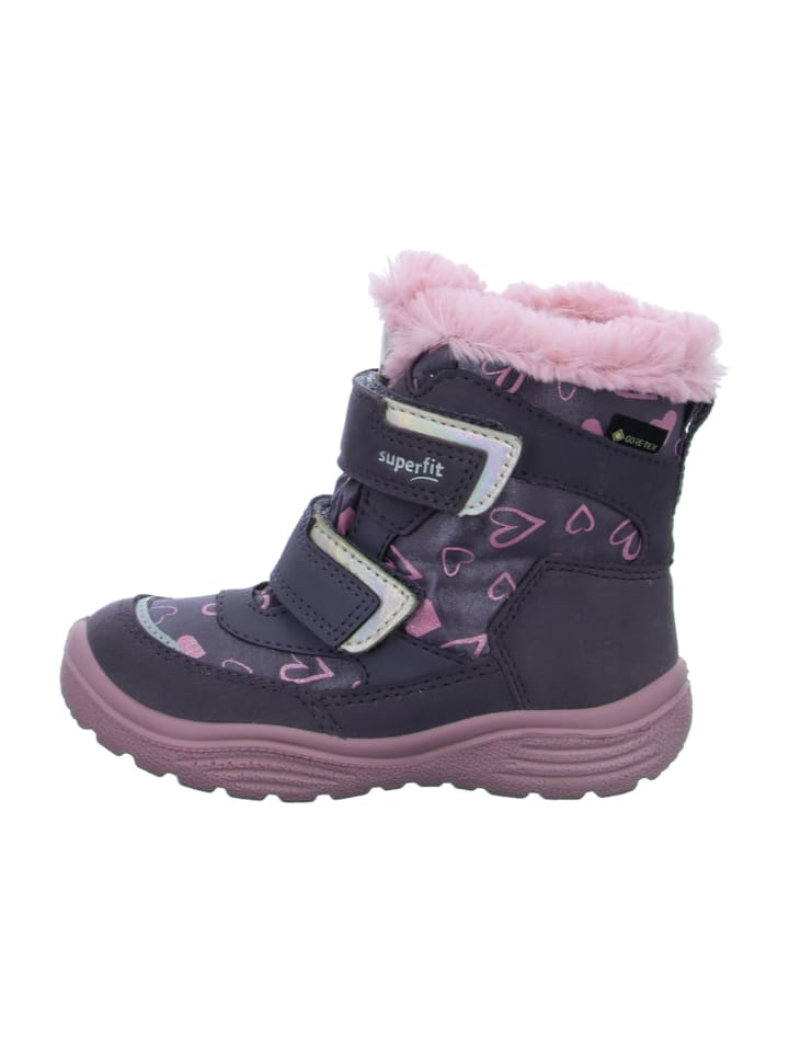 

Superfit Фиолетовые ботинки на липучках