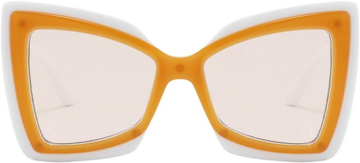 

Laureles Модные солнцезащитные очки большого размера «кошачий глаз» в стиле Y2k для женщин и мужчин, с градиентным переходом цвета, зеленые солнцезащитные очки с леопардовым принтом, дорожные очки L17, C6