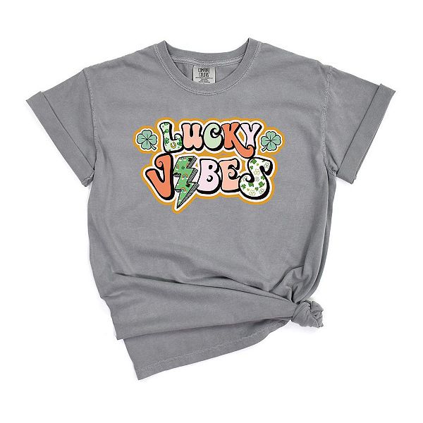 

Футболка Lucky Vibes lightning bolt garment dyed Simply Sage Market, Grey, Серый, Футболка Lucky Vibes lightning bolt garment dyed Simply Sage Market, Grey