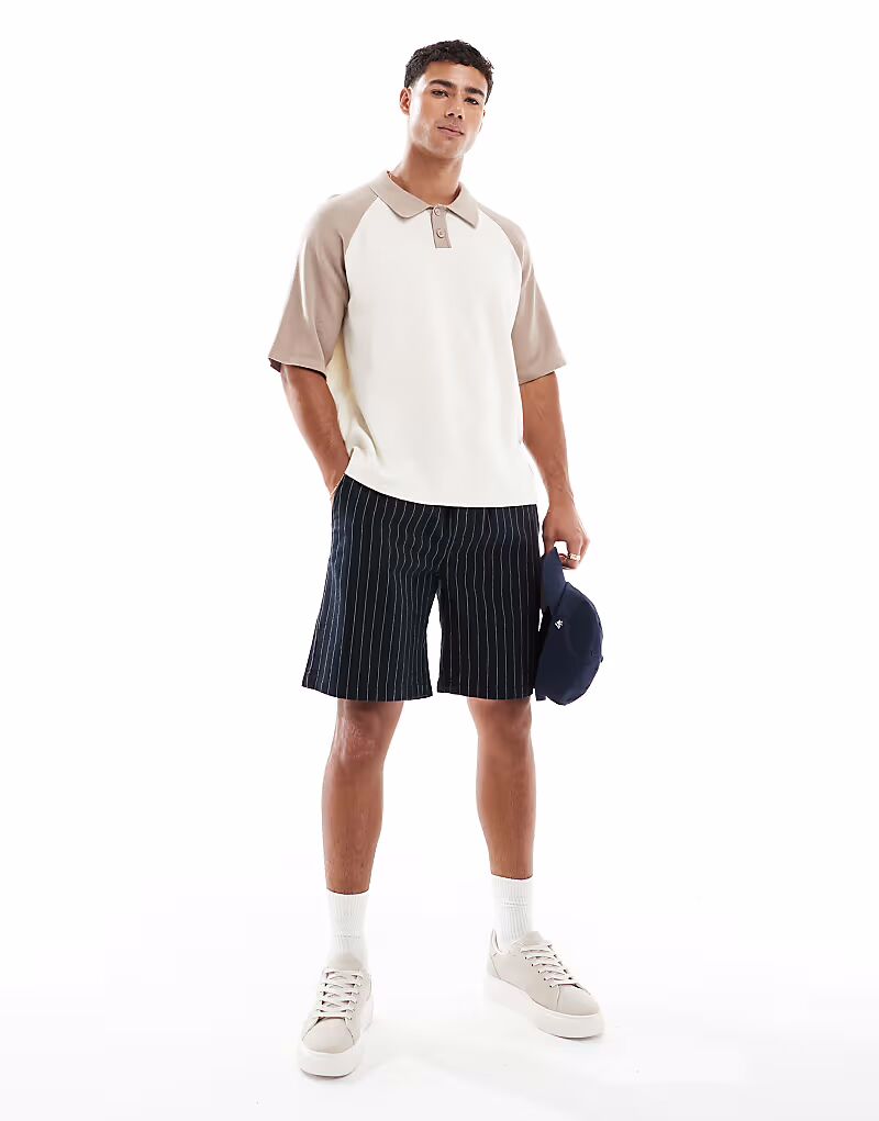 

Поло Jack & Jones реглан бежевого цвета