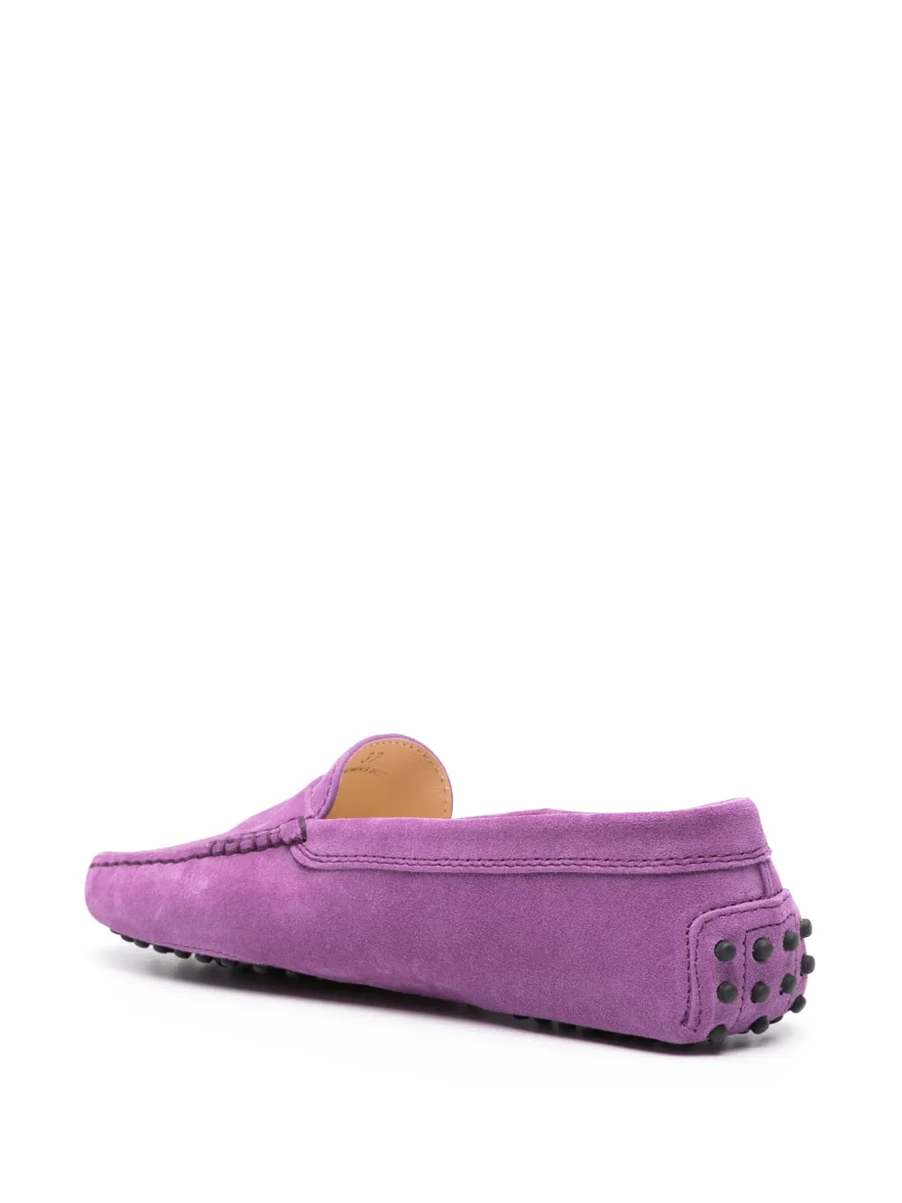 Замшевые пенни-лоферы TOD'S, фиолетовый — фото 3