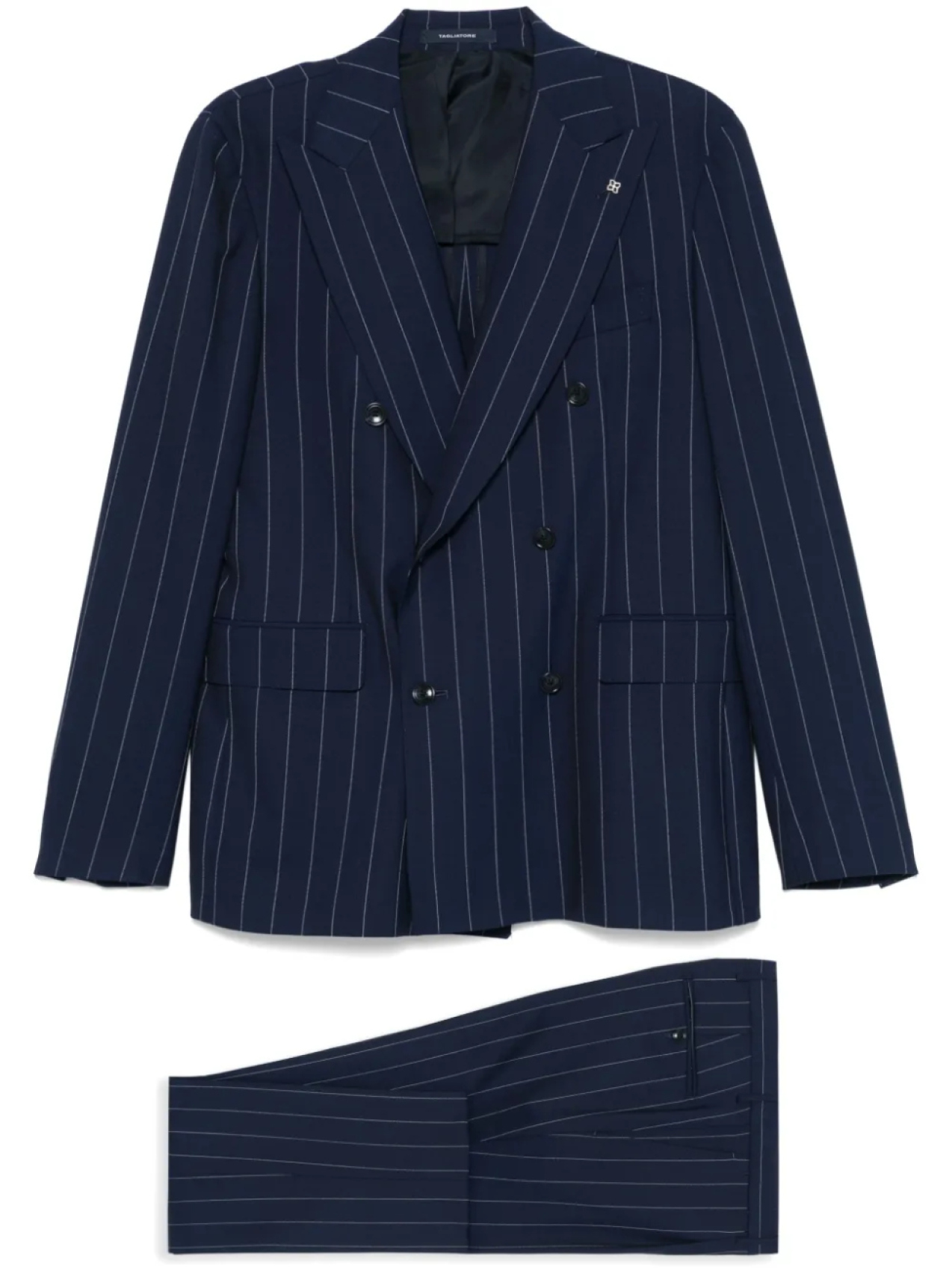 

Костюм из натуральной шерсти Tagliatore, синий