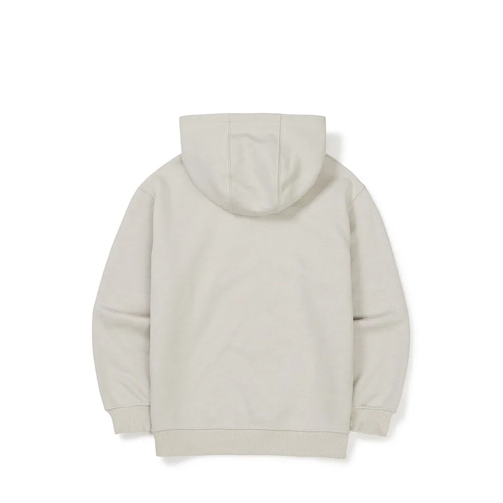 Детская флисовая худи Land Kids, светло-бежевая, от Snowpeak Apparel Kids — фото 4