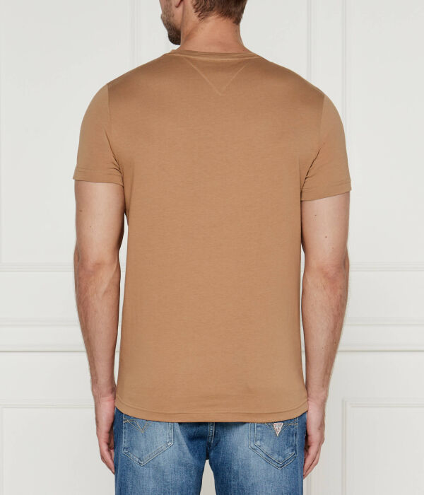 Футболки Slim fit Tommy Hilfiger, коричневый — фото 4