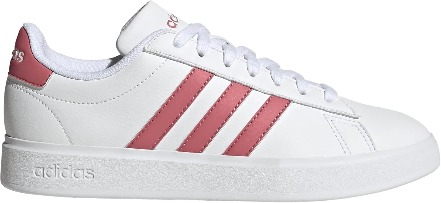 Кроссовки теннисные adidas Grand Court 2.0, White/Pink Strata/White — фото 3