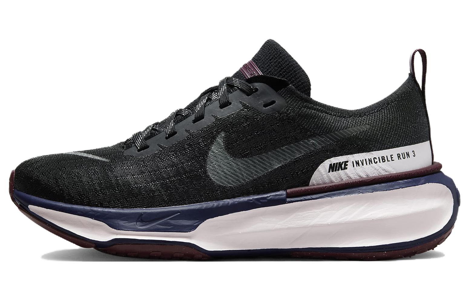 

Кроссовки Nike Invincible Run 3 для женщин, Black/Iron Gray/Night Maroon/Purple Ink/Pearl Pink/Black