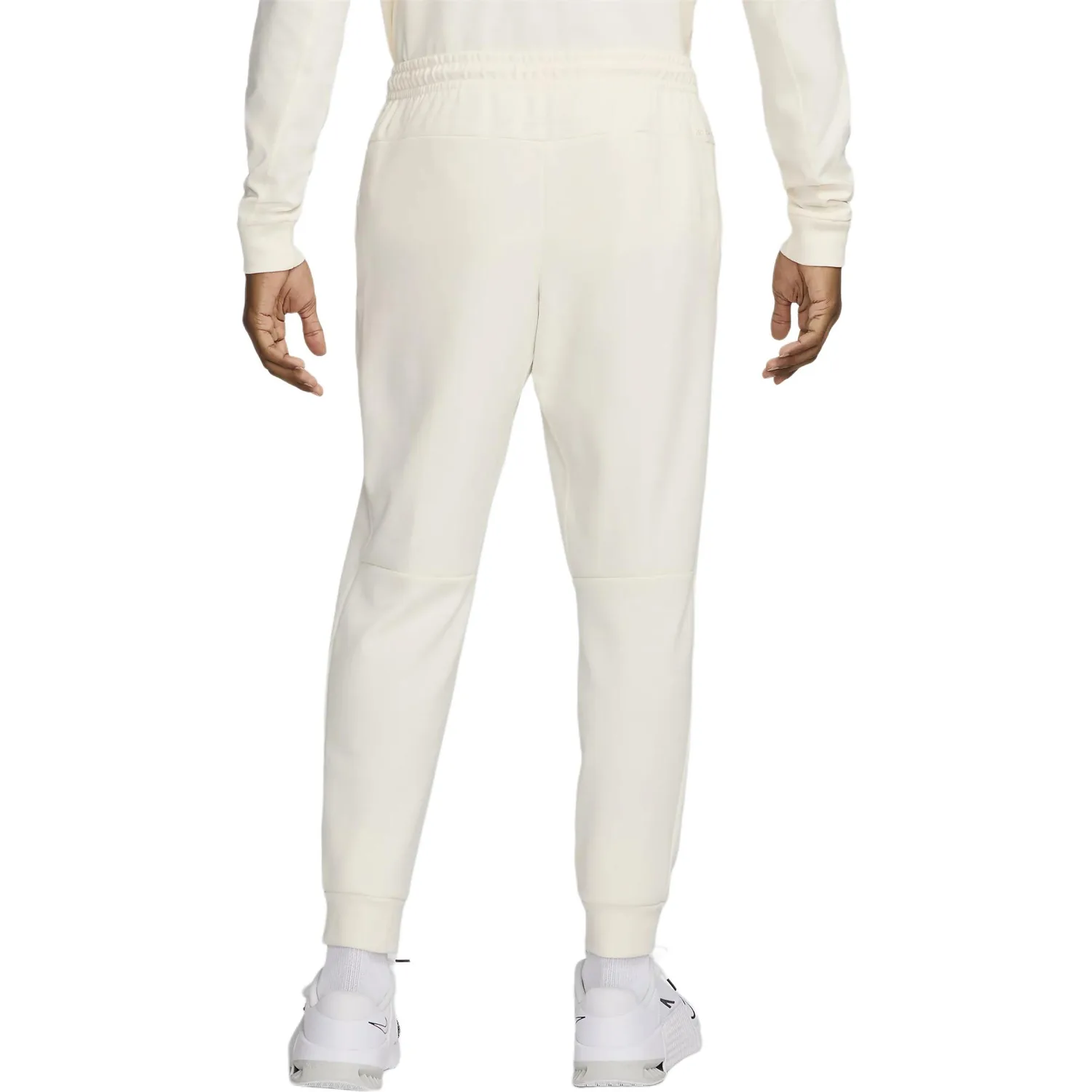 Мужские спортивные брюки из флиса с технологией Dri-FIT и защитой от ультрафиолета Nike, Light Ivory White — фото 4