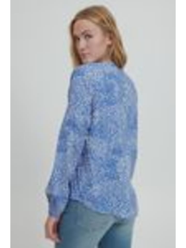 

Блузка с длинными рукавами BYJOSA Regular fit в цвете Amparo Blue Mix b. young