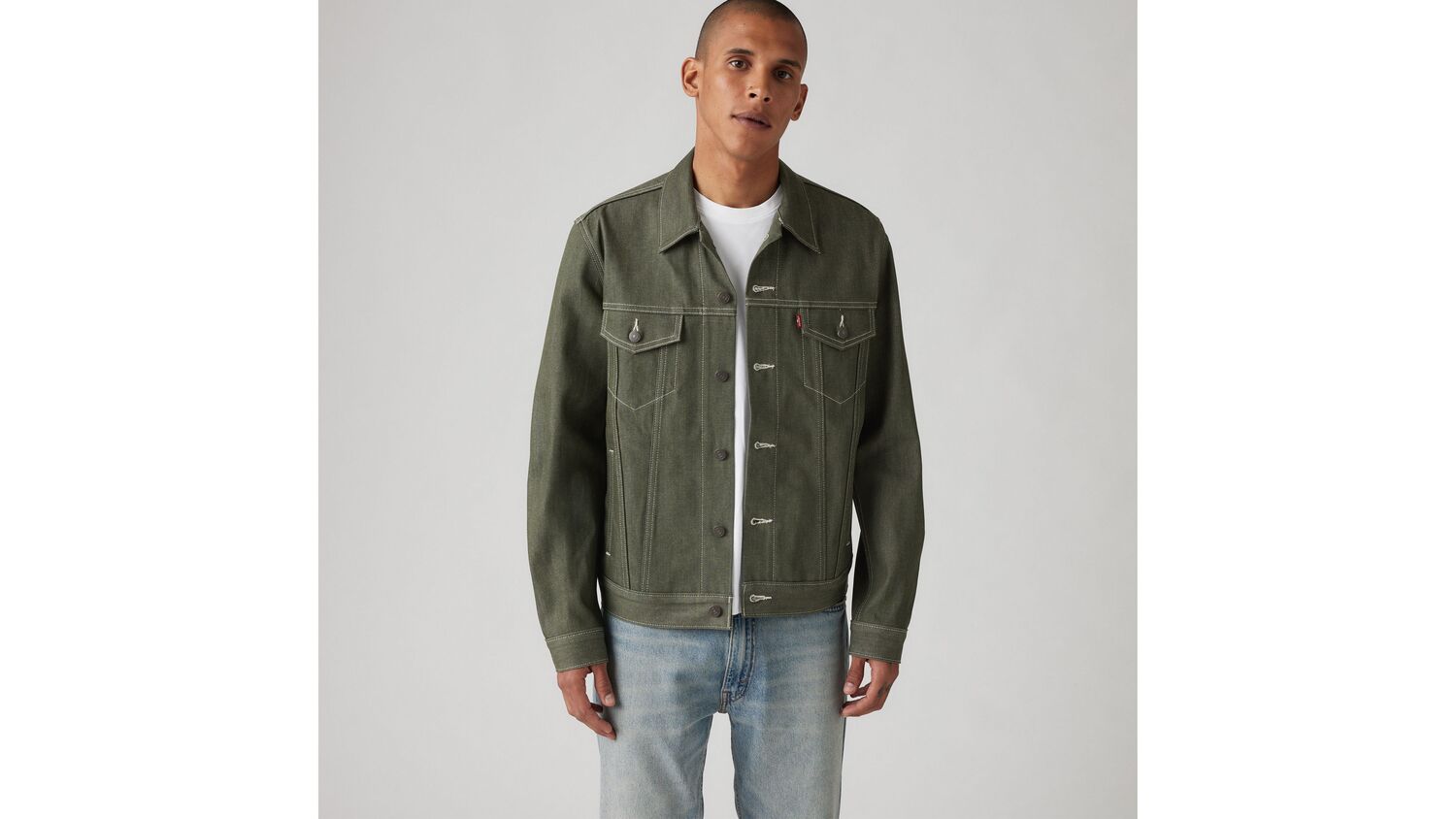 

Куртка дальнобойщика Levi's, Green Rigid Trucker - Green