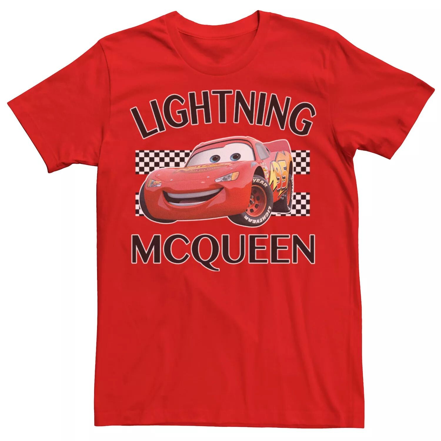 

Мужская футболка с отделкой Lightning McQueen Cars Disney / Pixar