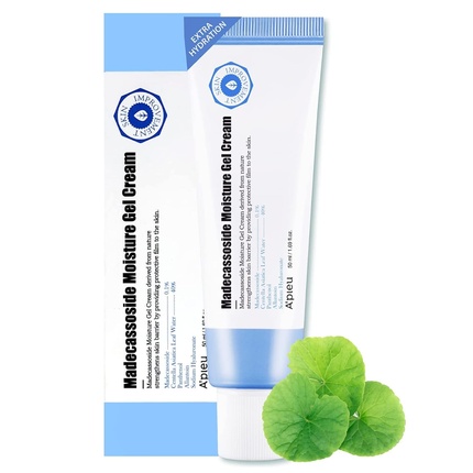 

A'PIEU Madecassoside Moisture Gel Cream 1,69 унций - Увлажняет сухую и чувствительную кожу Успокаивает повреждения Оптимальный уровень pH Центелла азиатская Пантенол Аллантоин